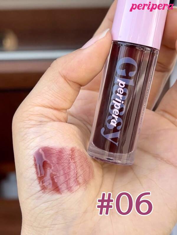 Peripera K-Beauty Ink Glasting Lip Gloss, VEGAN, With Plant Extract Oil,Water Bare Tint, Mirror Watery Lip Gloss, Glass Lip Gloss, Lip-Plumping, Naturally Moisturizing, Lightweight And Moisturizing, Glow-Boosting, Long-Lasting, Comfortable, Non-Sticky, Mask Friendly, No White Film, K-Beauty, Korean Makeup