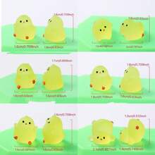 5/10/20/50pcs Mini Glow In The Dark Chick DIY Accessories, Decoration For Car, Dashboard, Desktop, Room, Party, Garden Landscape