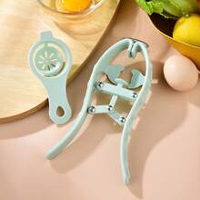 2pcs Egg Beater, Egg Cracker, Egg Opener, Kitchen Gadgets - Multicolor - View 5