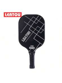 Set di racchette da pickleball in fibra di carbonio LEATOU 2025, omologato USAPA, 2 racchette e 4 palline, set di racchette da pickleball sportive per adulti