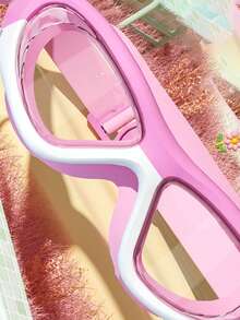 1 Piece Of Children's Anti-Fog HD Swimming Goggles, Waterproof And Anti-Fog HD Professional Diving Goggles Swimming Equipment - Silicone Earplugs Swimming Goggles, Suitable For 3-16 Years Old Children Swimming Diving Use