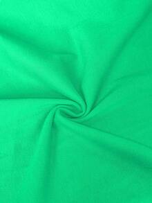 S391112 休闲夏季短袖T恤和阔腿工装裤两件套 - 綠色 - 查看 5