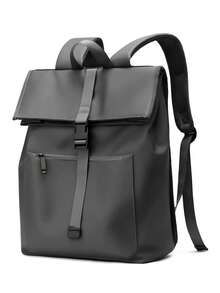 Fashionable Minimalist Men's Casual Backpack, Commuter Laptop Backpack With Large Capacity Graduation - Multicolor - View 12