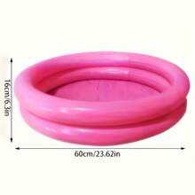 Piscina inflable pequeña, piscina inflable de cojín redondo de doble capa, piscina inflable