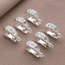 1/3/5pcs Real 18K Gold Plated Brass Zirconia Bail Bead Spacer Buckle Connectors Spring Buckle Clasp Clip Buckle For DIY Jewelry Making Finding Bracelet Necklace Pendant