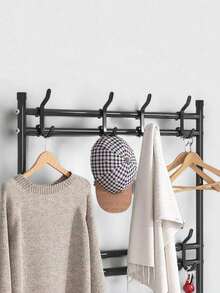 Zapatero para armario multifuncional, organizador de zapatos con perchero para sombreros y estante de entrada, solución de almacenamiento ideal para hogar, recibidor, dormitorio, vestidor, estructura resistente optimizada para máxima capacidad y orden