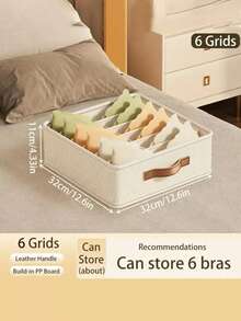 Tianshan Lingerie Storage Box - Multi-Compartment Lingerie Drawer Organizer Box For Bedroom, Suitable For Dorm, Home And Wardrobe, Multipurpose Underwear Container For Men And Women, Everyday Gift - Multicolor - View 5