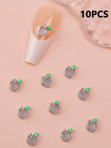 10/28 Peças Decorações de Arte de Unhas em Formas Mistas, Cor Sólida, Adequado para Manicure DIY de Mulheres e Meninas, Decoração de Jóias para Unhas, Suprimentos para Unhas, Encantos para Unhas, Gemas para Unhas