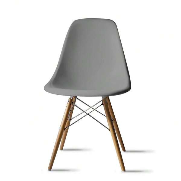 Probasto Eames Shell Chair, Eames Chair, Stylish Dining Chair, Shell Chair, Eames Chair, Nordic, Wooden Legs, Easy Assembly, 1 Chair