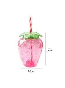 1/3pcs Hawaiian Summer Pineapple Coconut Drinking Cups Strawberry Shaped Juice Drink Cups For Birthday Wedding Beach Pool Party