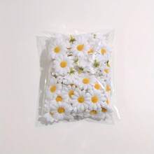 20/100pcs Artificial White Daisy Headpiece, Suitable For Hat Decoration, Cake Decoration, DIY Handicraft Decoration, Indoor Decoration Aesthetics, Graduation Gift Decoration Flowers, Bedroom Decoration, Wedding Decoration, Yellow Small Daisy Flower Whole Pack Wholesale, Handmade Woven Flower Garland, Dessert Table Backdrop, Photography Props Floral Accessories, Durable Non-Fading Decorative Flower Head, Artificial Small Daisy - Small Daisy Flower Head - View 5
