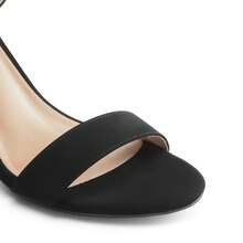 Women Black Chunky High Heeled Sandals Classic Ankle Strap Open Toe Summer Heeled Sandals For Summer And Spring Wearing, Mother's Day - màu đen - Xem 8