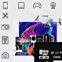 High Speed Flash Memory Card, High Speed Storage Memory Card, Ultra-High Performance Memory Card, Secure File Storage Solution For Smartphones, Cameras, Dashcams, Surveillance Cameras,16G/32G/64G/128G - Black - View 4