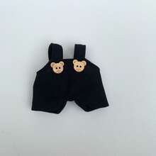 适合17厘米布娃娃的娃娃配件，背带裤套装，可爱娃娃衣服，10厘米毛绒娃娃衣服 - 彩色 - 查看 16