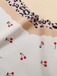 10 件/包 - 女士无缝波浪边内裤，舒适性感亲肤面料女士无缝内裤 - 彩色 - 查看 5