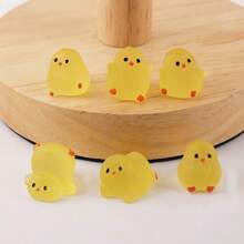 5/10/20/50pcs Mini Glow In The Dark Chick DIY Accessories, Decoration For Car, Dashboard, Desktop, Room, Party, Garden Landscape