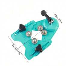 1/10/11/15/16pcs Rhinestone Hole Saw Kit With Adjustable Guide, Suction Cup Base, 1-3.15 Inch Coated Core Drill Bits, Adjustable Hole Saw Centering Locator With Suction Cup, For Glass, Ceramic, Porcelain Tile, Tool Accessories - Multicolor - View 8