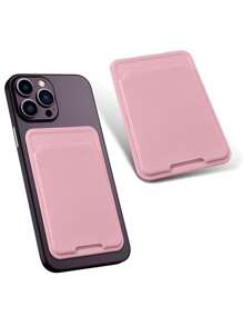 Soporte adhesivo universal para teléfono móvil que se ajusta a varios modelos de teléfonos, adecuado para guardar tarjetas de tránsito, tarjetas de acceso, tarjetas de identificación, tarjetas de crédito y evitar la pérdida de tarjetas, para mujeres y hombres, cartera Magsafe, cartera para tarjetas