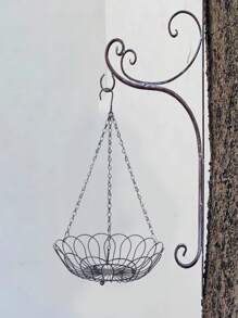 Hochwertige 1-stöckige/3-stöckige hängende Obst- und Gemüseaufbewahrung für die Küche, mit stabilen Metallkettenaufhängungen, Drahtkorb für Obst und Gemüse, hochwertige Drahtaufbewahrung, Landhausstil Küchenaufbewahrung