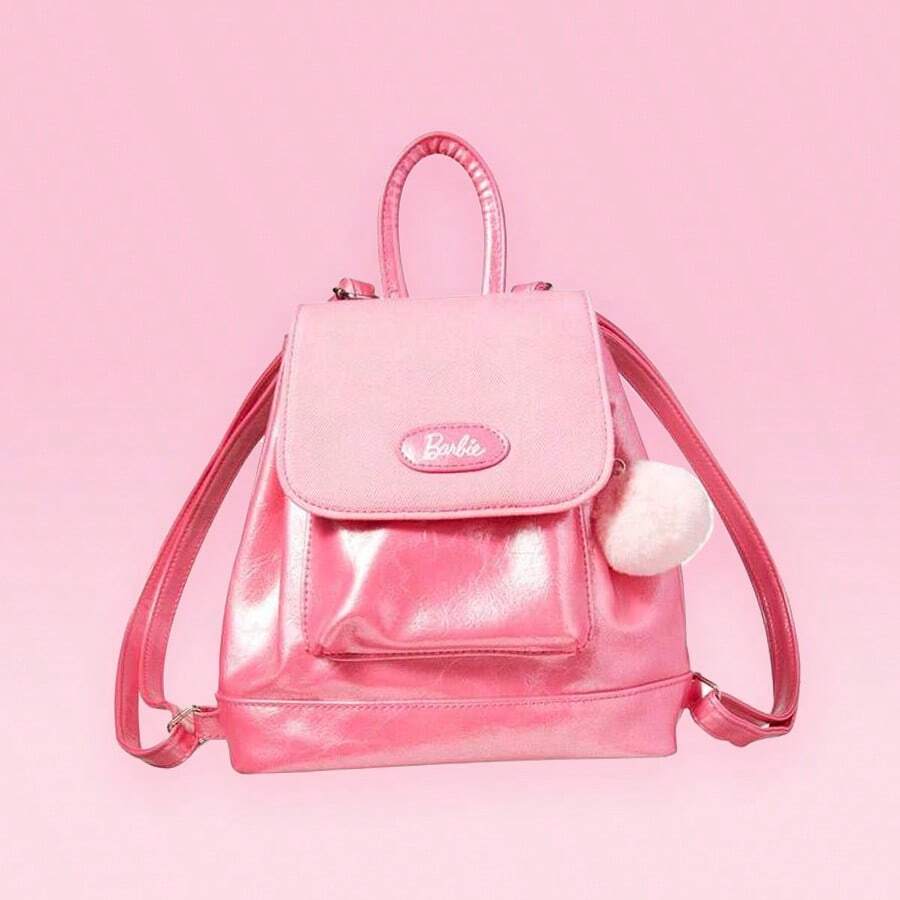 Miniso Sunshine Shine Series Backpack (Pink), 6.89*6.89inch, Campus Leisure Backpack, Convenient For Travel (1 PC) Back To School - Pink - View 1