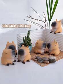 1 件可爱水豚挤压玩具，有趣且可缓解压力的玩具，可爱的宠物和动物玩具，适合儿童益智游戏、青少年和成人缓解压力和减轻压力，圣诞节、生日、节日派对礼物 - 彩色 - 查看 8