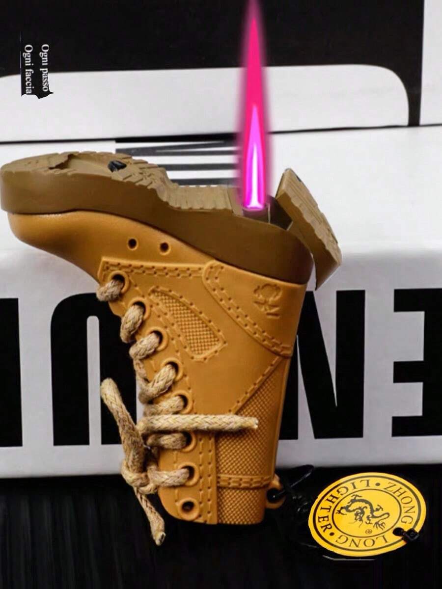 Encendedor de antorcha a Prueba de Viento, Encendedor de butano Recargable, Encendedor de butano - ZAPATO1623 - Ver 1