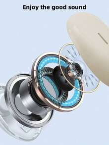 Écouteurs sans fil intra-auriculaires indolores pour un sommeil latéral. Écouteurs antibruit unisexes pour écouter et parler