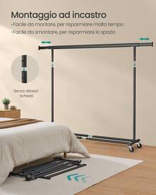 SONGMICS Clothes Drying Racks - Black - View 4