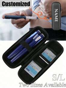 Customized Insulated Portable Insulin Cooler Bag -Friendly Cold Ice Pack Physical Cooler Box Lightweight Simple Zipper Carry Bag Diabetes Travel Case, Portable Medication Cooler Bag For Insulin Pens And Blood Glucose Monitor Supplies(Only Box) Emergency Bag Camping Medical First Aid Kit Medical Bag First Aid Emergency Kit Bag Medicine Bag