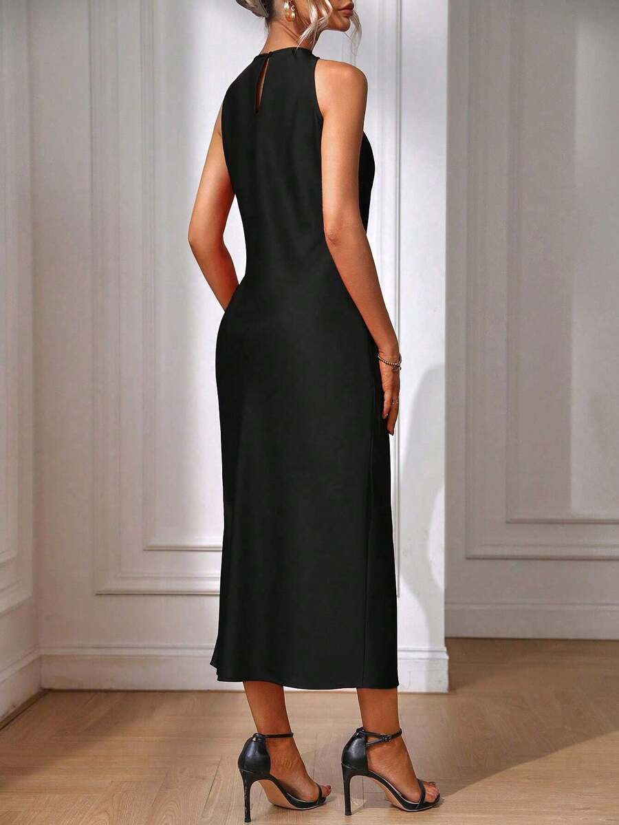 Eur Latin Tailored Dress - 黑色 - 查看 1