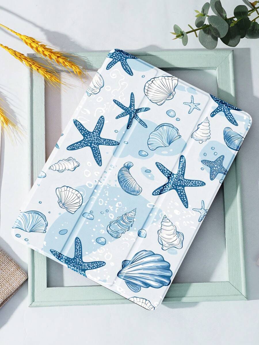 Ayotu Funda de océano compatible con Galaxy Tab/iPad, iPad 9ª/8ª/7ª generación de 10.2 pulgadas, nueva funda para iPad de 10ª generación, con activación/suspensión automática, cuatro esquinas antichoque