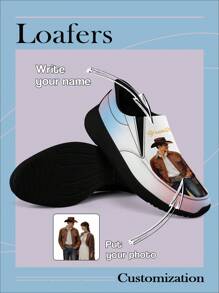 Mocasines de mujer de ancho personalizado, zapatos náuticos casuales, zapatillas tipo slip-on fáciles de caminar para mujer, zapatos planos de moda cómodos y de ocio para todas las estaciones