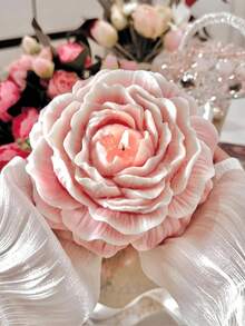 6.5" Extra Large Peony Flower Candle Silicone Mold DIY Flower Candle Resin Plaster Mould Candle Making Supplies Home Decoration Handmadle Gift - Multicolor - View 2