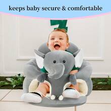 Sitting Chair Cute Elephant Infant Floor Seat Learning To Sit Chair For 4 Months  Up - A - 查看 3