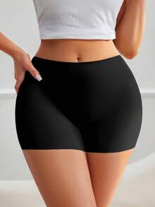 6件套女士无缝冰丝短裤，防走光防卷边设计，中腰内裤，适合搭配紧身裤 - 彩色 - 查看 6