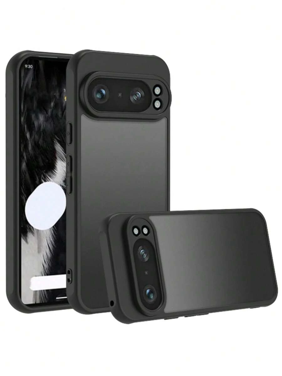 Luxury Shockproof Skin Feel Matte Transparent Case Compatible With Google Pixel 9 9A 9Pro 9 Pro XL 8 8A 8 Pro Bumper Cases Anti-Drop Back Cover Waterproof Scratch Resistant