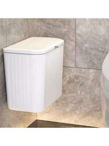 1 pezzo Contenitore per compost in cucina 8L/12L, pattumiera da bagno, pattumiera da cucina, pattumiera per dormitorio, scatola sospesa per anta a conchiglia, in due stati di installazione, non solo può essere posizionata direttamente a terra, ma può anche essere incollata nell'armadio, sul piano di lavoro o nel lavandino, adatta per cucina, bagno, soggiorno, dormitorio universitario, camera da letto, ufficio, famiglia. Articoli per la casa, regali della festa della mamma, regali di vacanza, regali per le donne