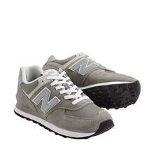 New Balance Unisex 574v2 Sneakers - GreywithNB103WHITE - View 2