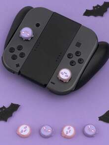 4 件装 Ghost 系列硅胶操纵杆拇指握把套，兼容 Switch/OLED/Switch Lite - 彩色 - 查看 5