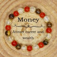 Stone Bracelet For Women Tiger Eye Stone Red Agate Citrine Bracelet For Women November Birthstone Jewelry Fengshui Music Festivals Term Begins Meditation Money Luky Bracelet Teacher Valentine's Day Mimi Gifts Bracelet