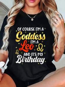 Soy una diosa Leo, la reina Leo, es mi cumpleaños, temporada Leo Camiseta de mujer