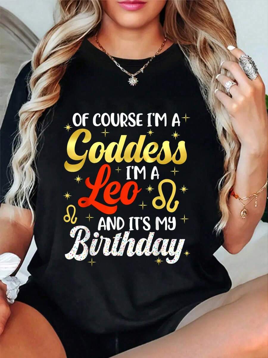 Soy una diosa Leo, la reina Leo, es mi cumpleaños, temporada Leo Camiseta de mujer