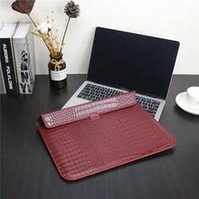 Customized Initial Letters Crocodile Pattern PU Leather Men Laptop Sleeve Bag For Air 13 Case 13.3 15.4 Pro Retina Personalized Women Sleeve Envelope PU Leather Laptop Sleeve Pouch Notebook Stand Cover Shell Laptop Bag Unisex, All-Purpose, Large Capacity, Versatile, Multifunction/Travel/Hiking/Stadium/Sports/Climbing, For Business/Commute/Work/Office,Essential For Daily Travel