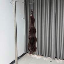 1pc Ombre Wavy Braided Ponytail Wig