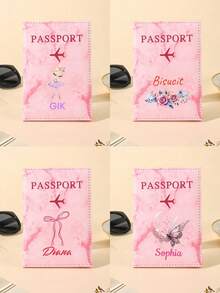 Perfektes Geschenk für Mutters Geburtstag, Jahrestag oder Muttertag. Personalisierter Mini-Reisepasshalter, Reisedokumentenorganizer und Kartenhalter, geeignet als Geschenk und für den täglichen Gebrauch, modisch und schön, stabil und robust, geeignet für Reisen, Geschäftsreisen, als Geschenk für Familie, Freunde, Paare, Geburtstage, Feiertage, Weihnachtsgeschenke - Verschiedenfarbig - Übersicht 5