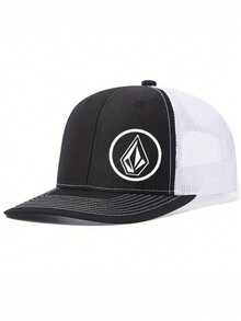 1pc Minimalist Symbol Curved Printed Baseball Cap, Unisex Outdoor Sports Racing Event Cap, American Trucker Style Fashion - Multicolor - View 19