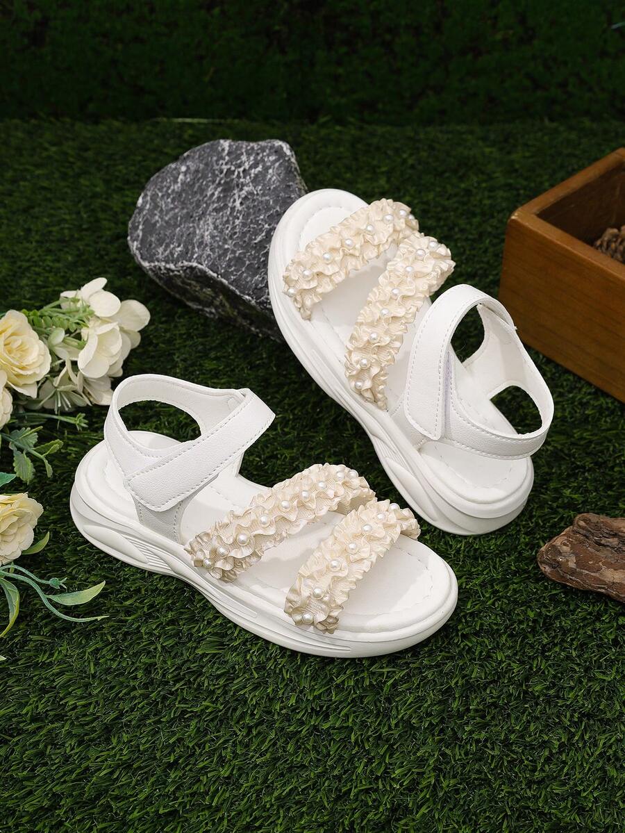 Kids' Flat Sandals / Kids' Lightweight Open-Toe School Sandals For Summer - Beige - View 1