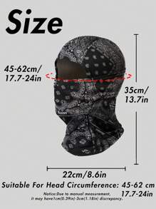 Musion 1 buc. Balaclava originală pentru călărie, imprimeu la modă, mască de față pentru ciclism, sport în aer liber, bandană, alpinism, alergare, drumeții, bentiță, eșarfă