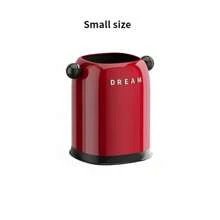 1PC Stylish Large-Capacity Trash Bin – Bathroom Waste Basket, Silent Close, Office Luxury Recycling Container, Study Desk Storage Bucket, Bathroom Accessory