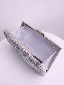 Diamond Crystal Mosaic Glitter Clutch Handbag, Women's Fashionable Shoulder Bag For Party, Wedding, Bridesmaid, Birthday, Casual Evening Occasions